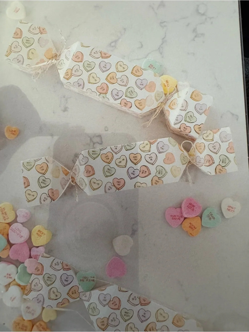 Heart Candy Print Print Treat/Party Favor Boxes, 12count